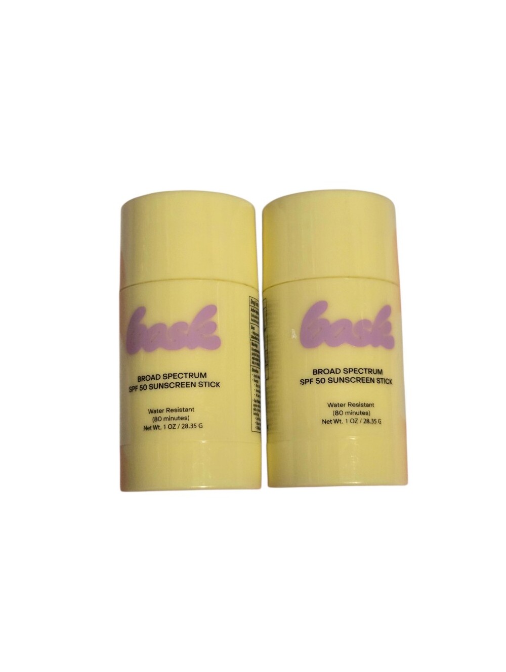Bask Spf 50 Sunscreen Stick Lot Of 2 New